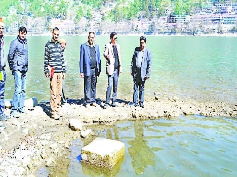 Naini Lake is cleaning cleaning